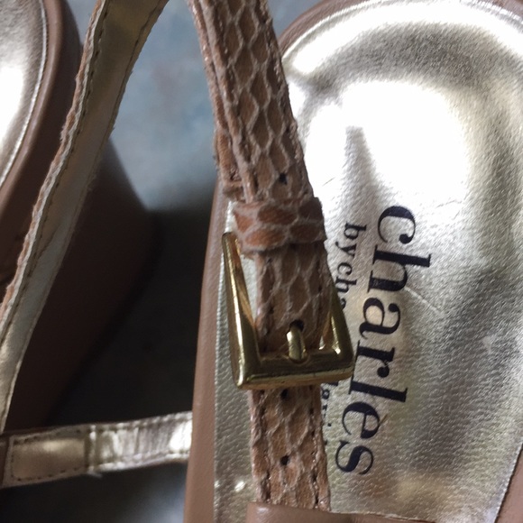 Charles David beige sandals (sz 7 1/2) - Picture 7 of 12